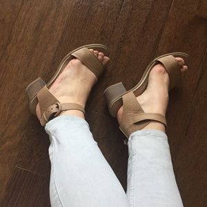 Nude Strappy Sandals